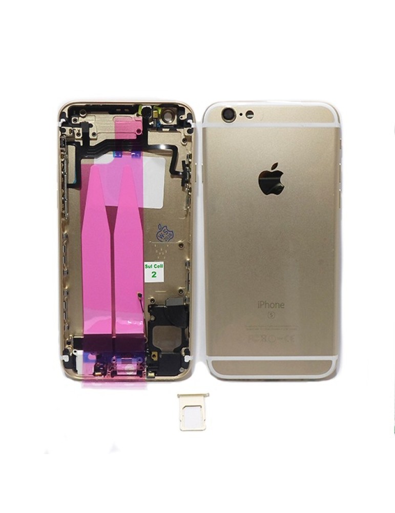 Carcaça de Reposição P/ Iphone 6S Dourado Completo