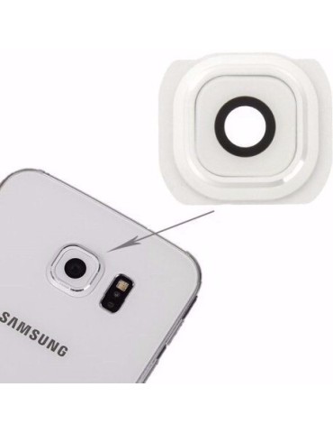 Vidro Lente Câmera Traseira Galaxy S6 G920 Sm-g920i Branco