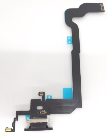 Cabo Flex Conector Carga Usb Iphone X Preto