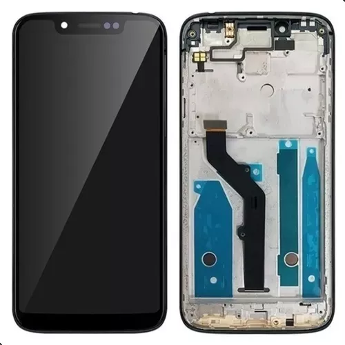 Tela de Reposição P/ Moto G7 Play XT1952 com aro